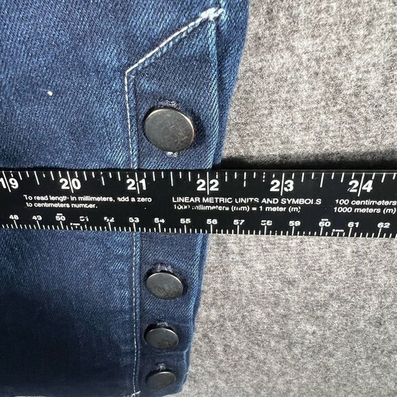 7 For All‎ Mankind Jean's Women's Size 28 The Skinny Dark Blue - Picture 6 of 8
